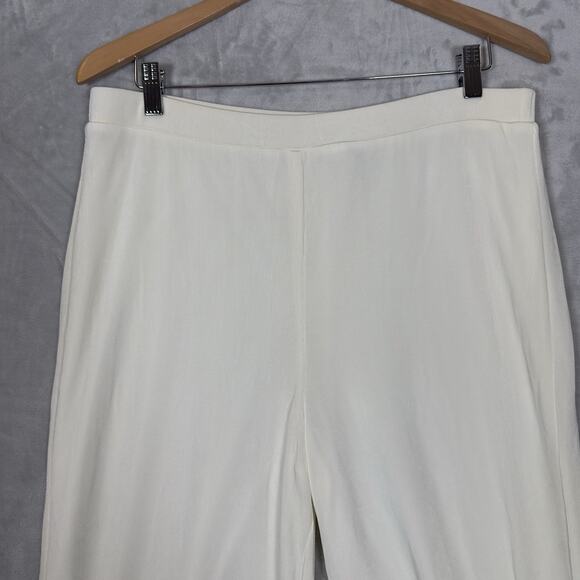 Chico’s Travelers Pants Women’s Size 2 Short (12/14S) White Pull-On Pants - Picture 2 of 9